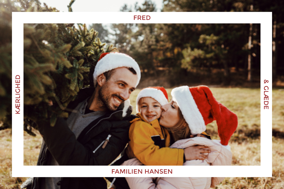 Kort — Besked i en ramme