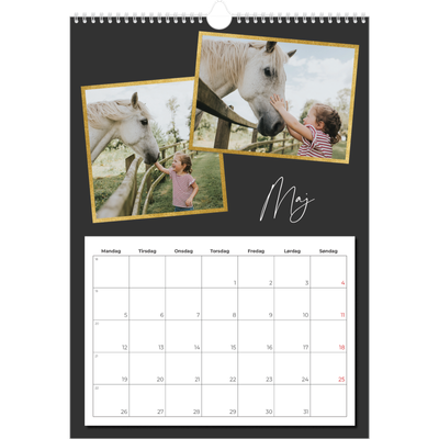 Årskalender A3 — Gode minder [kalender forside]