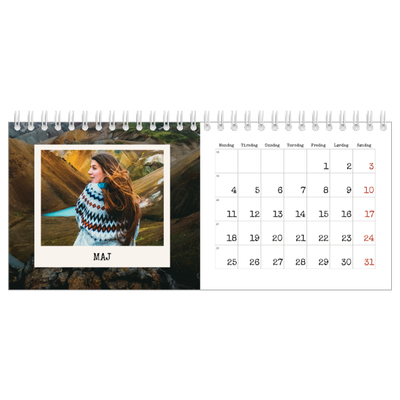 Bordkalendere — Portrætudgaven [kalender forside]