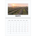 Fotokalender A4 dobbelt (30 x 40 cm) — Simpelt billede [Marts]