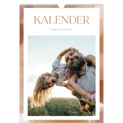 Årskalender A3 — Pensleffekt [kalender forside]