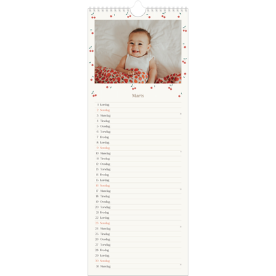 Køkkenkalender  — Kirsebærlykke [Marts]
