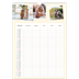 Familiekalender A3  — Moderne familiekalender - Familie på 5 [Januar]