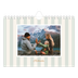 A5 Foto Kalender — Skrift og striber [kalender forside]