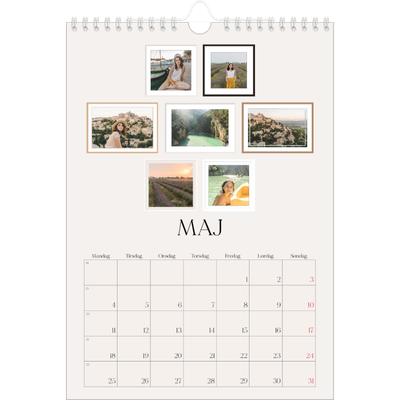 Fotokalender A4 (20 x 30 cm) — Billedvæg [kalender forside]