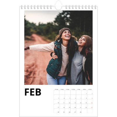 Fotokalender A4 (20 x 30 cm) — White space [Februar]