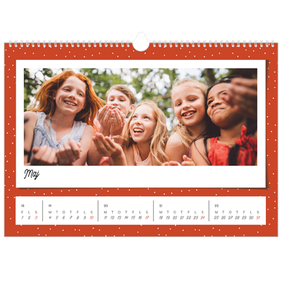 A3 Foto Kalender — Farverige minder [kalender forside]