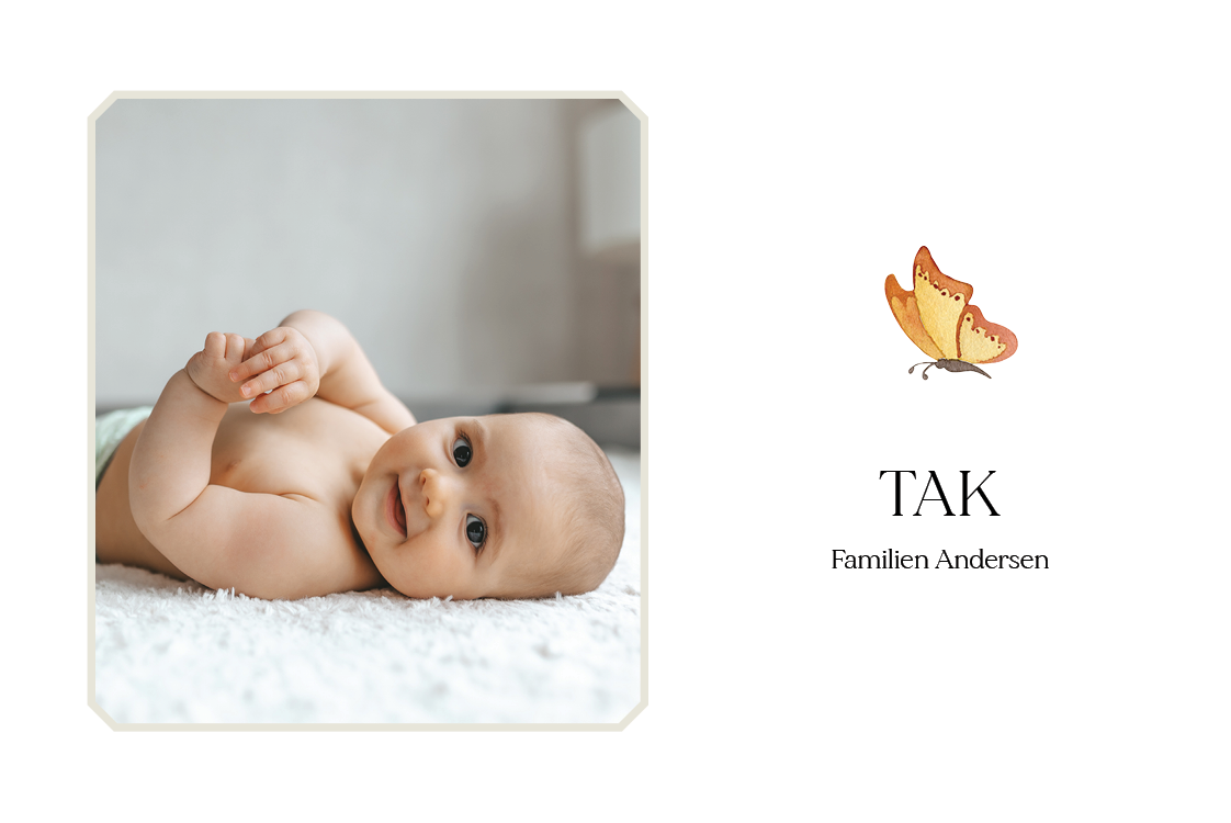 Takkekort — Små sommerfugle