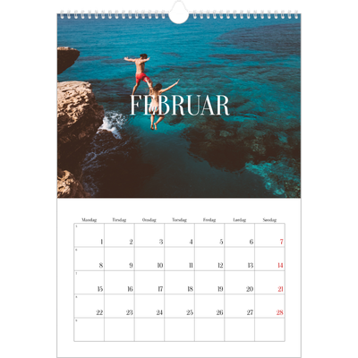 Årskalender A3 — Endeløs flugt [Februar]