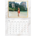 Fotokalender A4 dobbelt (30 x 40 cm) — Guld og mamor [Marts]