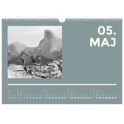 A3 Foto Kalender — Moderne og dristig [kalender forside]