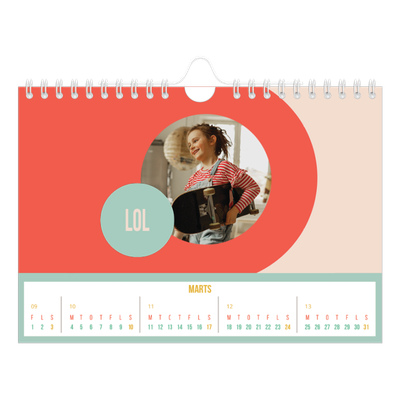 A5 Foto Kalender — Lys og smuk [Marts]
