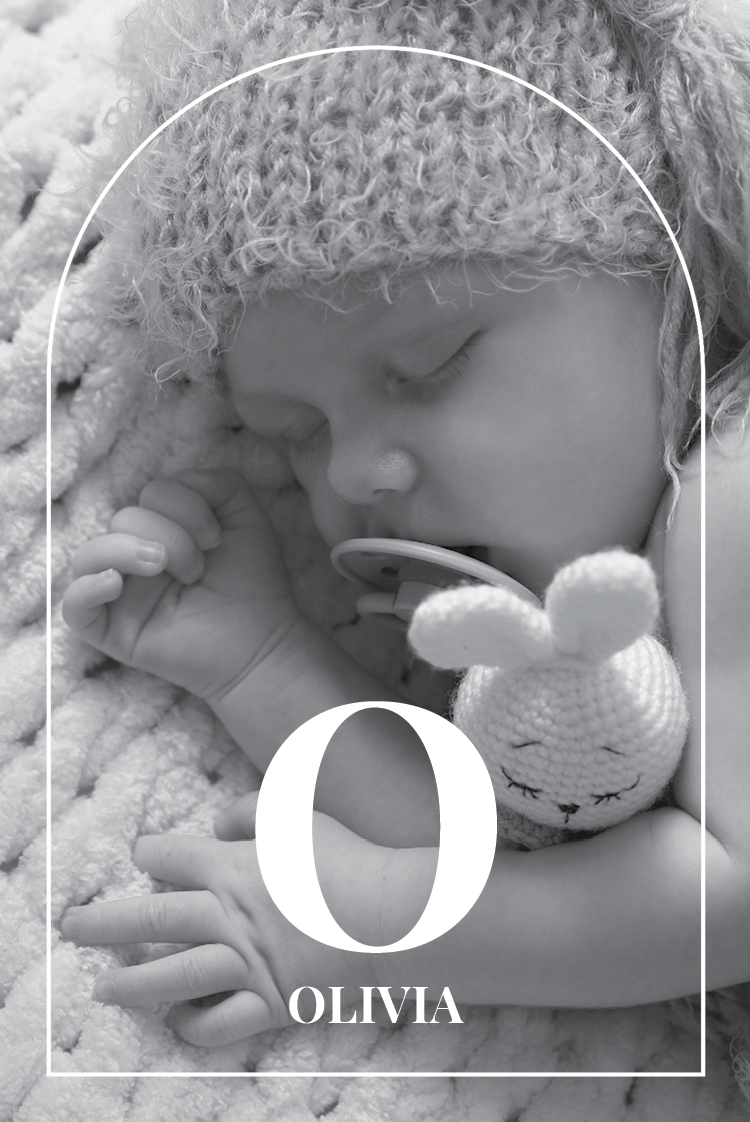 Invitationer — Moderne initial