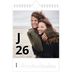 A5 Foto Kalender — Bogstav og tal [Januar]
