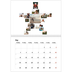 Fotokalender A4 dobbelt (30 x 40 cm) — Collage shapes [kalender forside]
