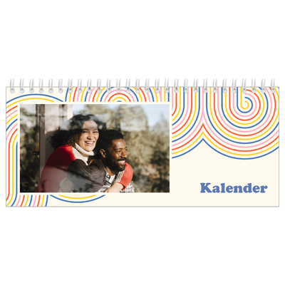 Bordkalendere — Retro striber [kalender forside]