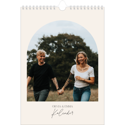 Fotokalender A4 (20 x 30 cm) — Buet billederamme [kalender forside]