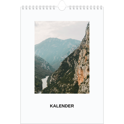 Fotokalender A4 (20 x 30 cm) — Simpelt billede [kalender forside]