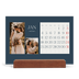 Staffeli kalender - liggende  — Skifer & seriffer [Januar]