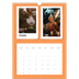 Årskalender A3 — Farverige minder [Marts]
