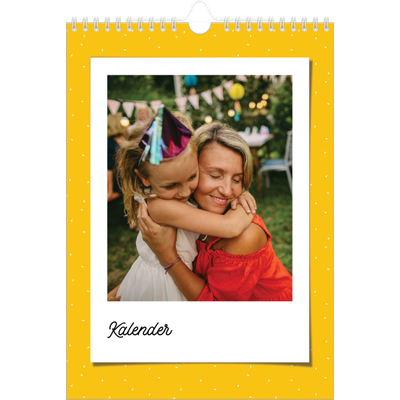 Fotokalender A4 (20 x 30 cm) — Farverige minder [kalender forside]