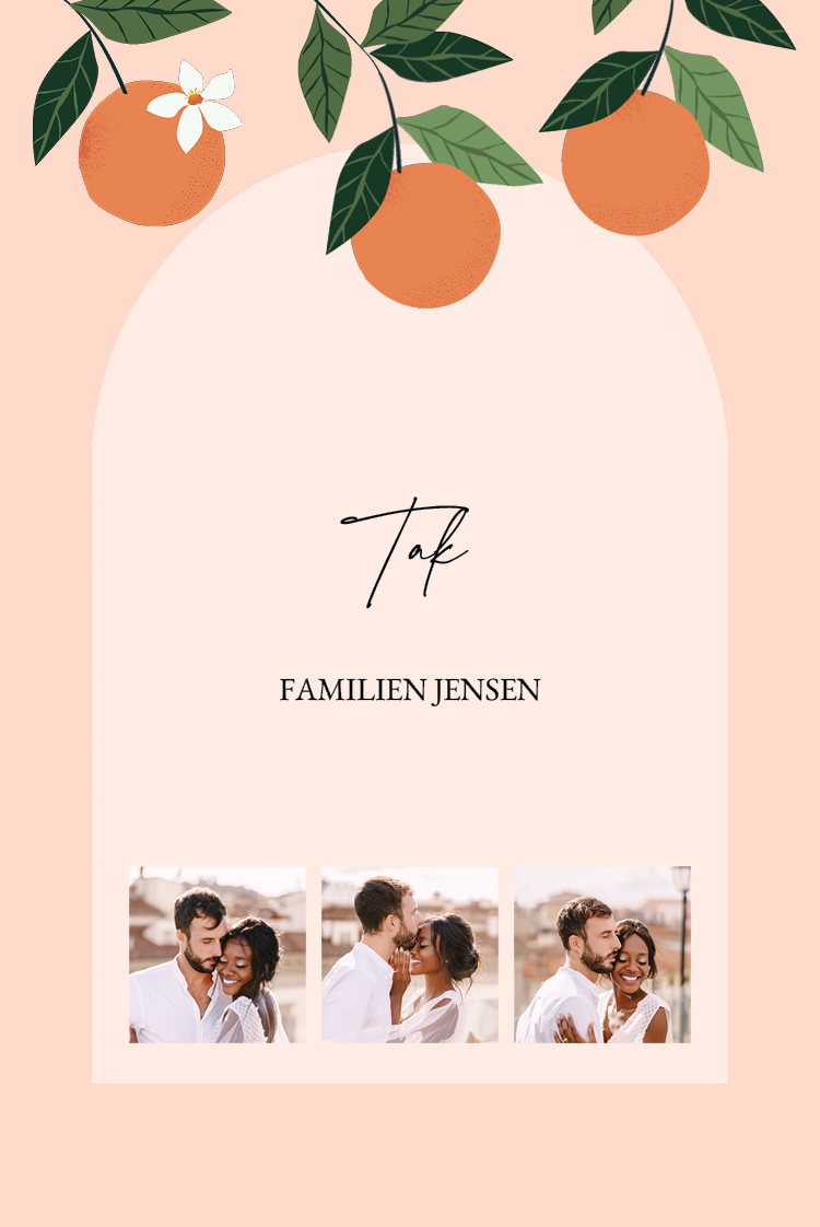 Takkekort — Sitrus-fest