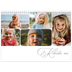 Fotokalender A4 dobbelt (30 x 40 cm) — Øjebliksbilleder og skrift [kalender forside]