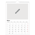 Fotokalender A4 (20 x 30 cm) — Design selv [Marts]