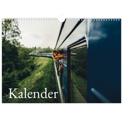 A3 Foto Kalender — Simpel serif [kalender forside]