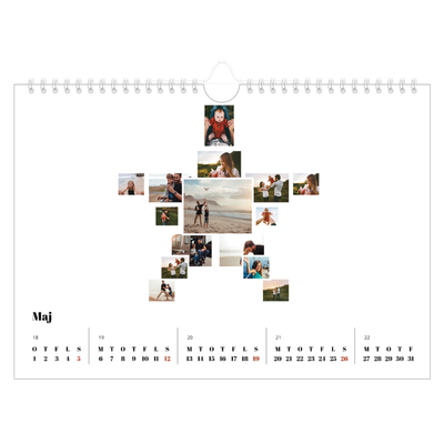 Fotokalender A4 — Collage shapes [kalender forside]