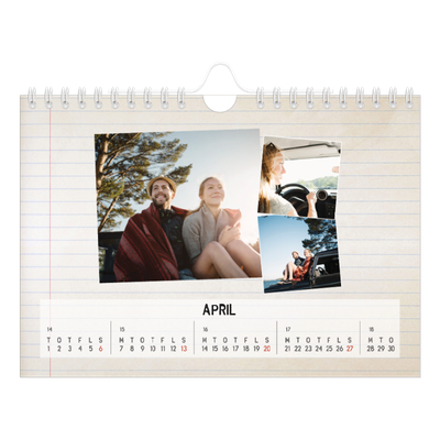 A5 Foto Kalender — Parts unknown [April]