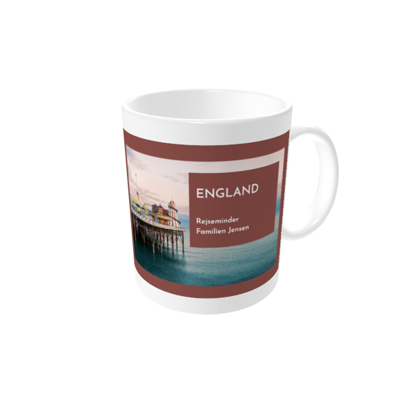 Krus med billede — Rejsenuancer - England