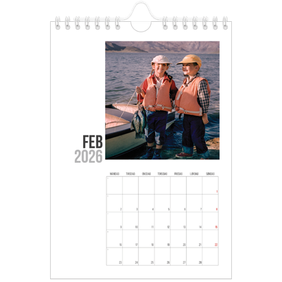 A5 Foto Kalender — Forkortet tekst [Februar]