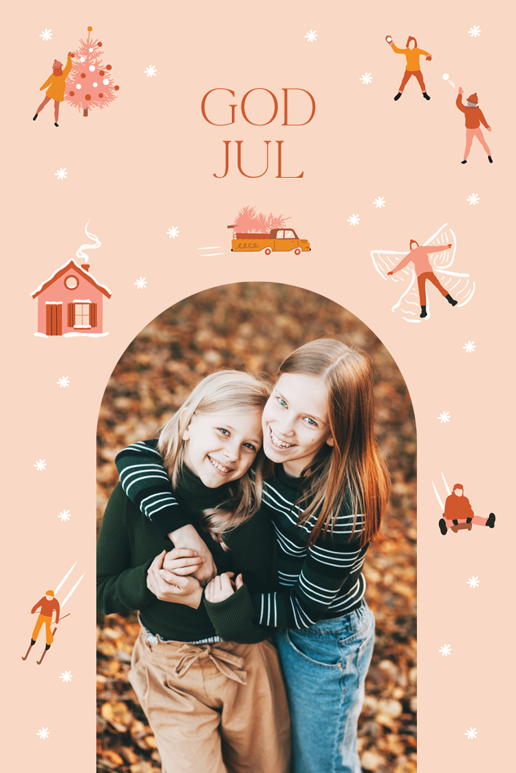 Kort — Leg i sneen