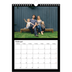 Fotokalender A4 (20 x 30 cm) — Sort ramme [Februar]