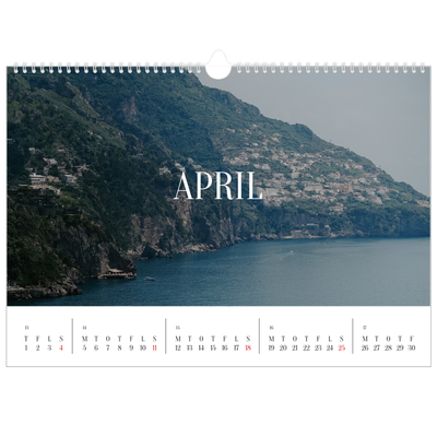 A3 Foto Kalender — Endeløs flugt [April]
