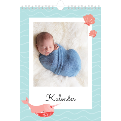 Fotokalender A4 (20 x 30 cm) — Søde dyr [kalender forside]