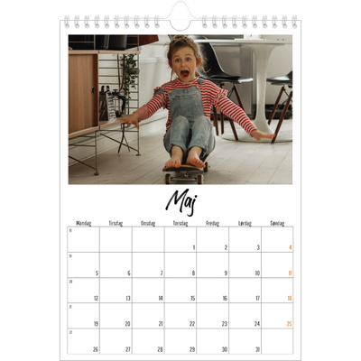 Fotokalender A4 (20 x 30 cm) — Bogen om mig [kalender forside]