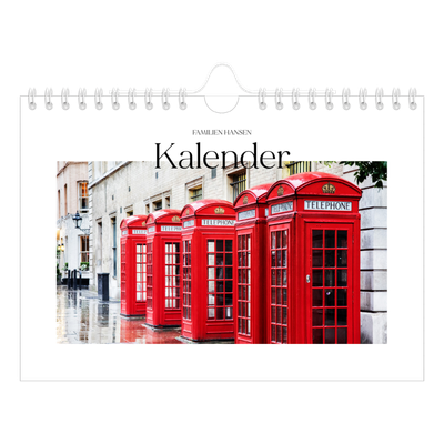 A5 Foto Kalender — Min rejseskildring [kalender forside]