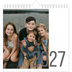 Årskalender kvadratisk — Måneder i tal [kalender forside]