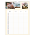 Familiekalender A3  — Moderne familiekalender - Familie på 3 [kalender forside]