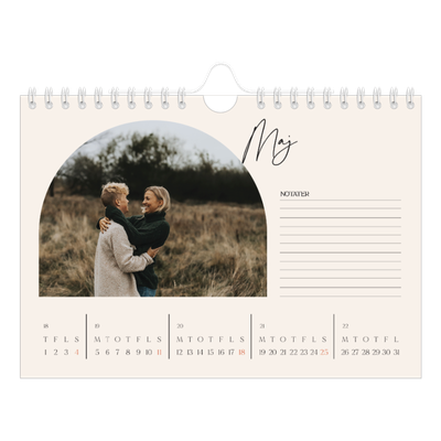 A5 Foto Kalender — Buet billederamme [kalender forside]