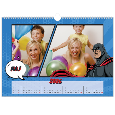 A3 Foto Kalender — Tegneserie [kalender forside]
