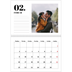 Fotokalender A4 dobbelt (30 x 40 cm) — Serif og øjeblikke [Februar]