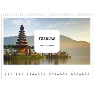 A3 Foto Kalender — Den fulle historie [Februar]