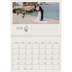 Fotokalender A4 dobbelt (30 x 40 cm) — Initialer i blomst [Februar]