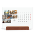 Staffeli kalender - liggende  — Byferie (hvid) [April]