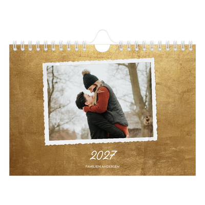 A5 Foto Kalender — Vintage [kalender forside]