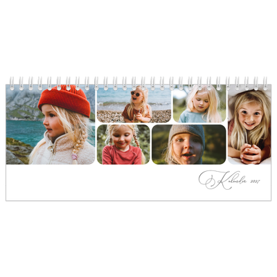 Bordkalendere — Øjebliksbilleder og skrift [kalender forside]