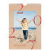 A5 Foto Kalender — Røde elementer [kalender forside]